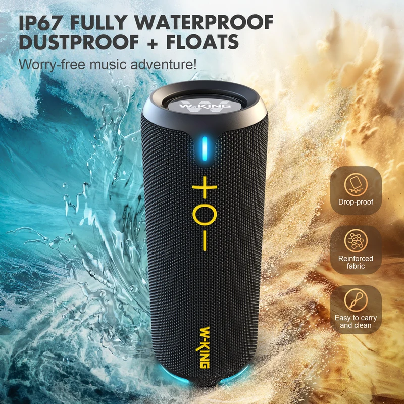 W-KING D320 40W RMS Compact Bluetooth Speaker for Travel