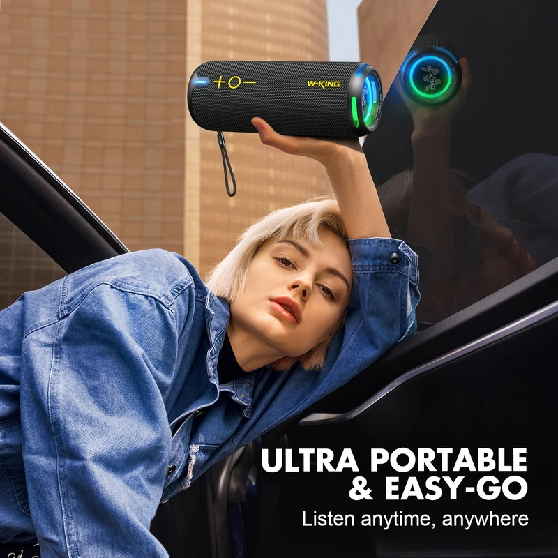 W-KING D320 40W RMS Compact Bluetooth Speaker for Travel