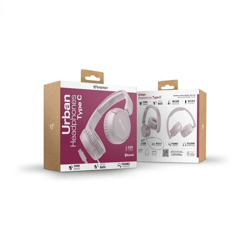 Urban Headphones Type C - Auriculares con cable