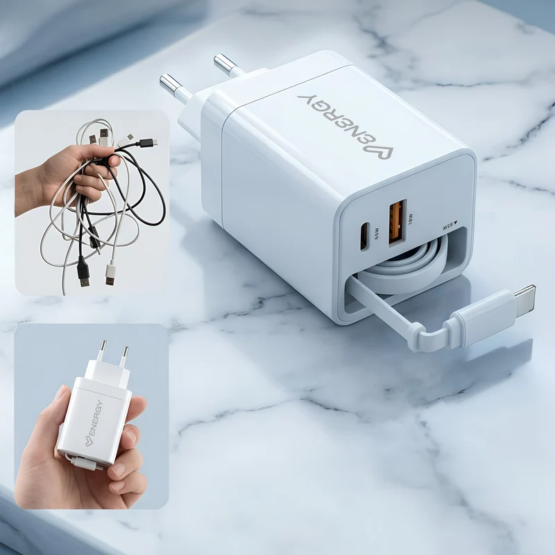 Retractable Charger - Cargador Retractil