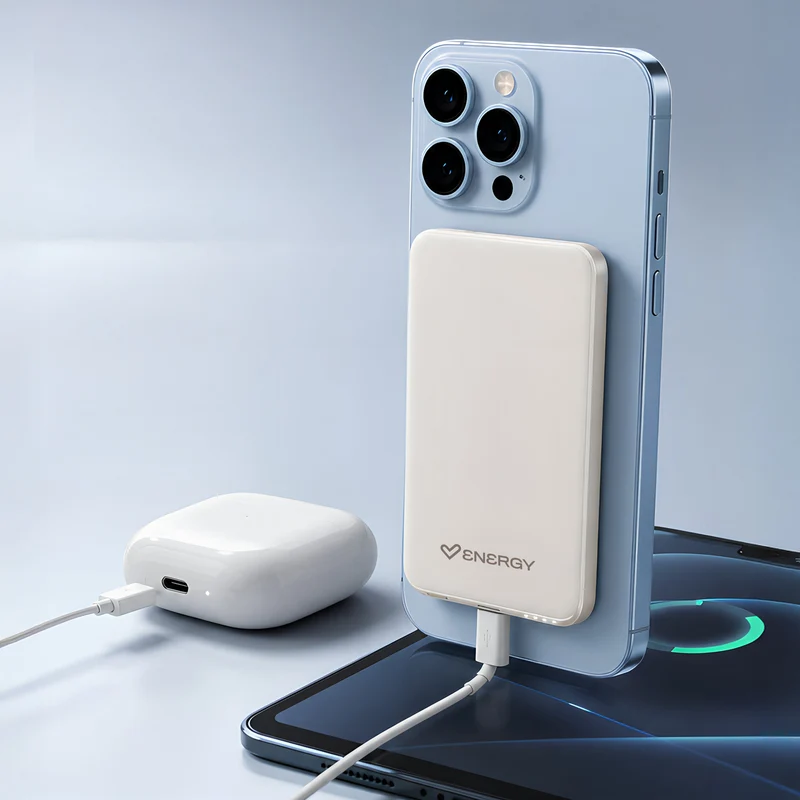 Magnetic Powerbank 5000 mAh - Bateria Portatil