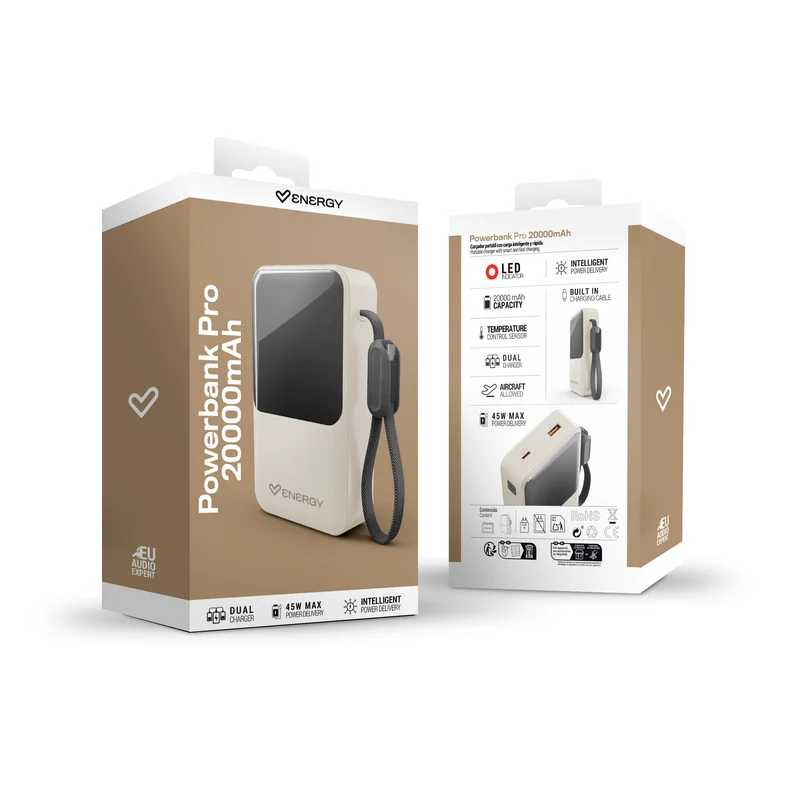 Powerbank Pro 20000 mAh - Bateria Portatil