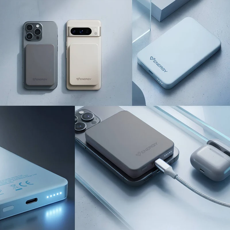 Magnetic Powerbank 10000 mAh - Bateria Portatil