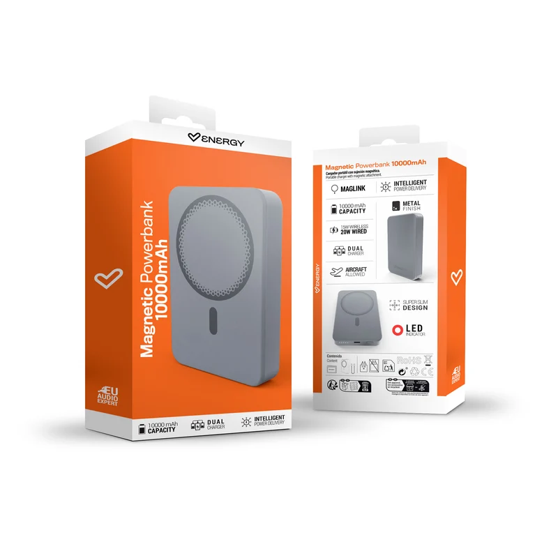 Magnetic Powerbank 10000 mAh - Bateria Portatil