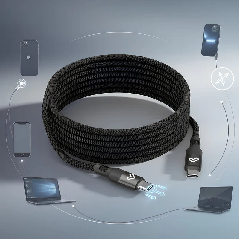 Magnet Roll cable - Cable magnético de carga