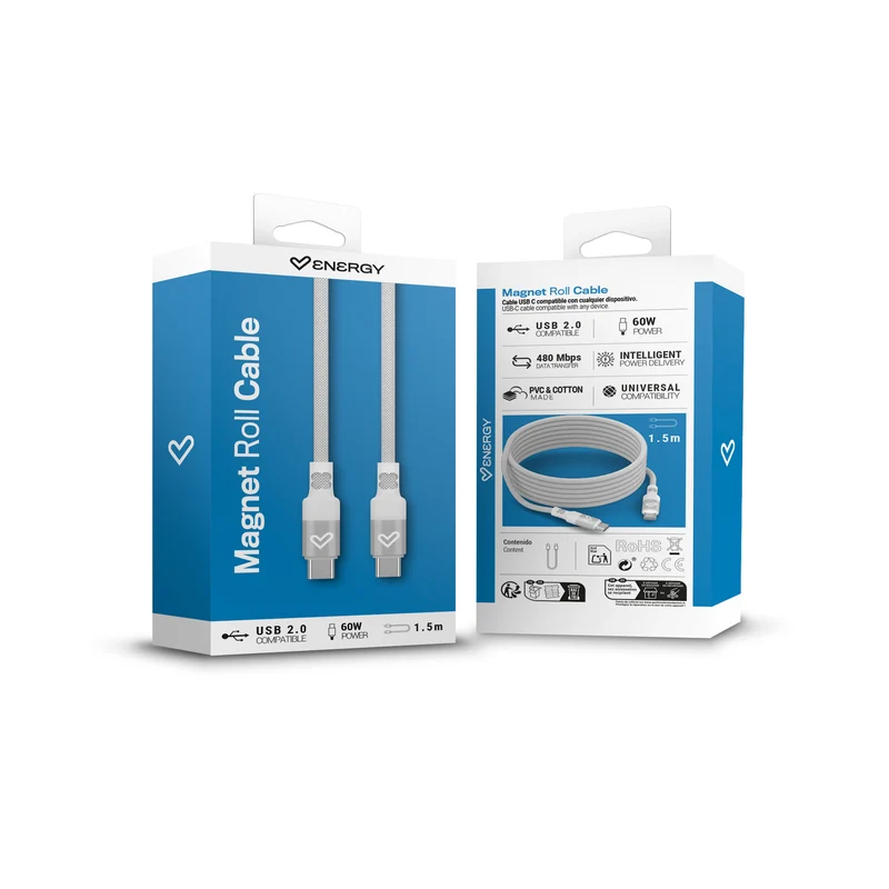 Magnet Roll cable - Cable magnético de carga