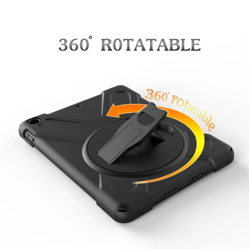 Étui pour iPad avec béquille rotative à 360 degrés