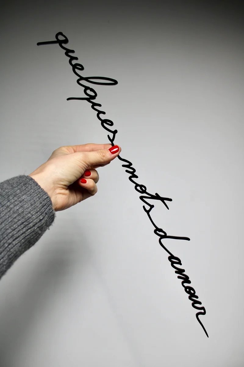 Décoration murale - Quelques mots d'amour