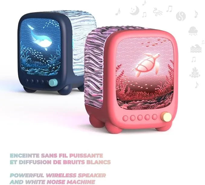Veilleuse et enceinte Wavy Light