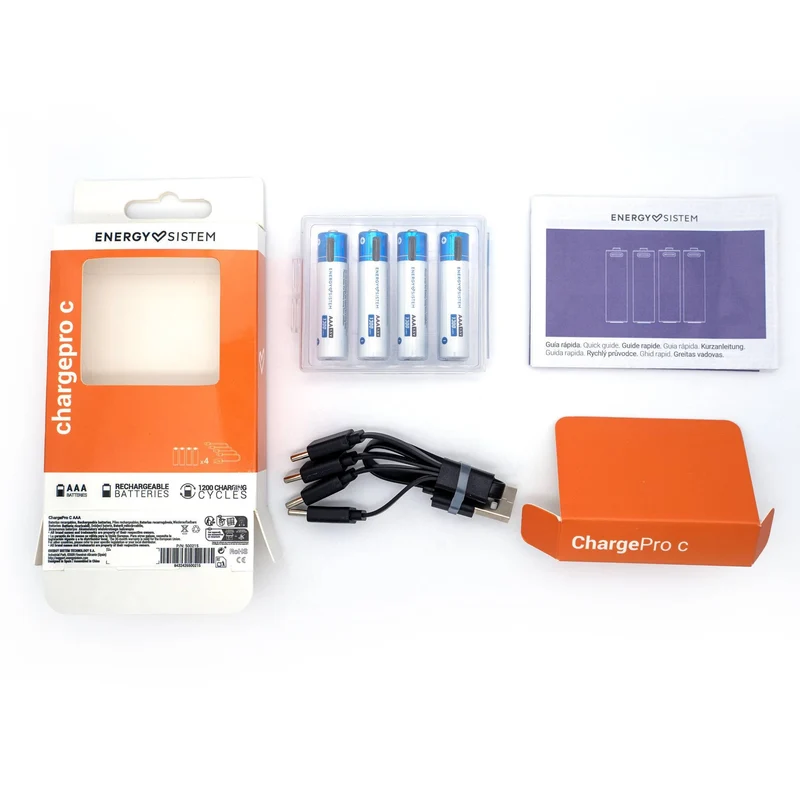 Pilas recargables Charge Pro C AAA