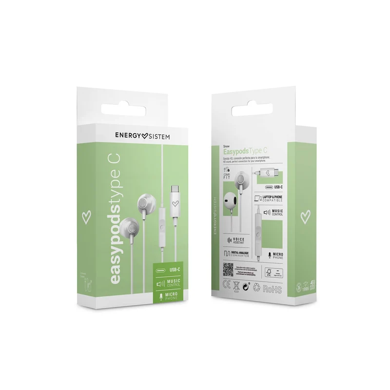 EasyPods Type C - Auriculares con cable