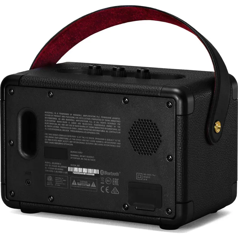 Marshall Bluetooth Water Resistant Portable Speaker KILBURNIIBLK