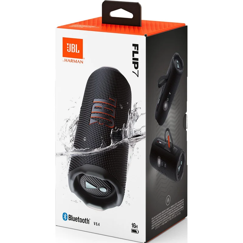 JBL Bluetooth Portable Speaker FLIP7BLKAM
