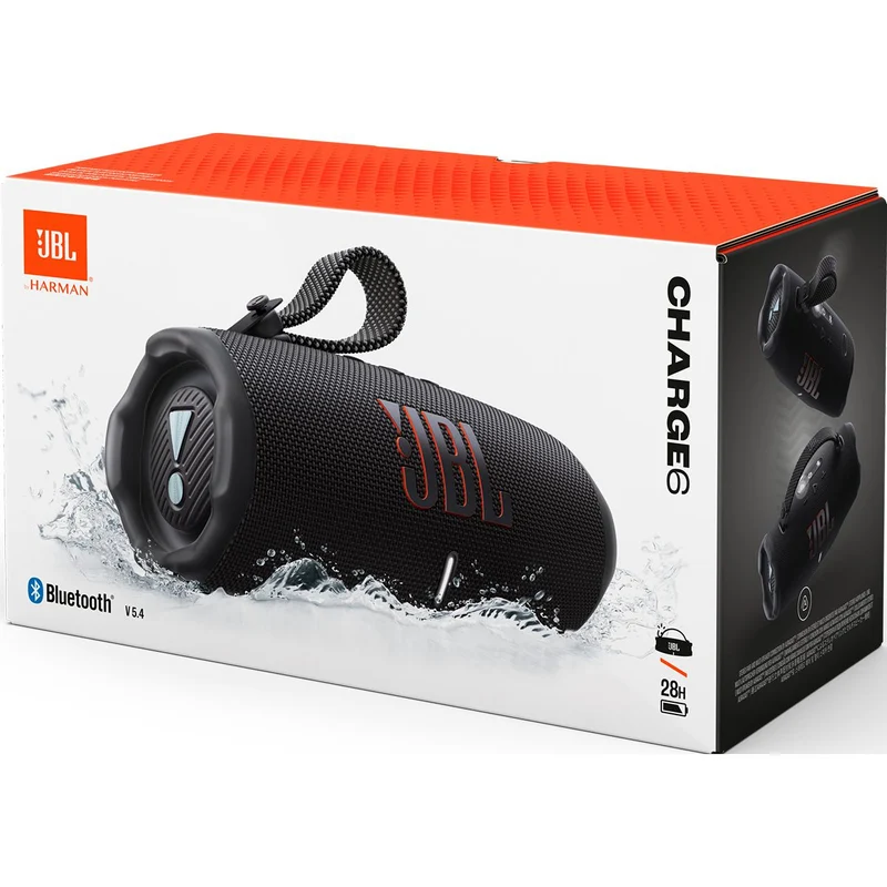 JBL Bluetooth Portable Speaker CHARGE6BLKAM