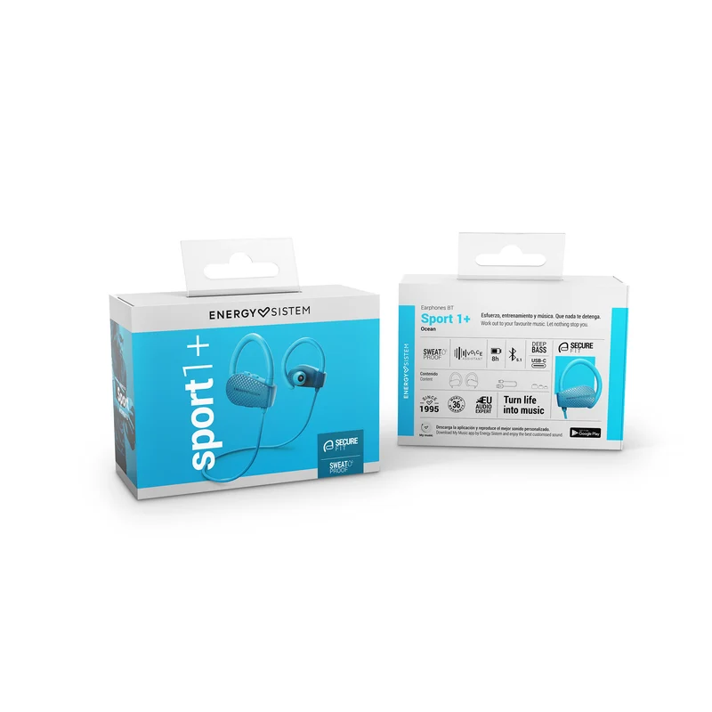 Earphones Bluetooth Sport 1+