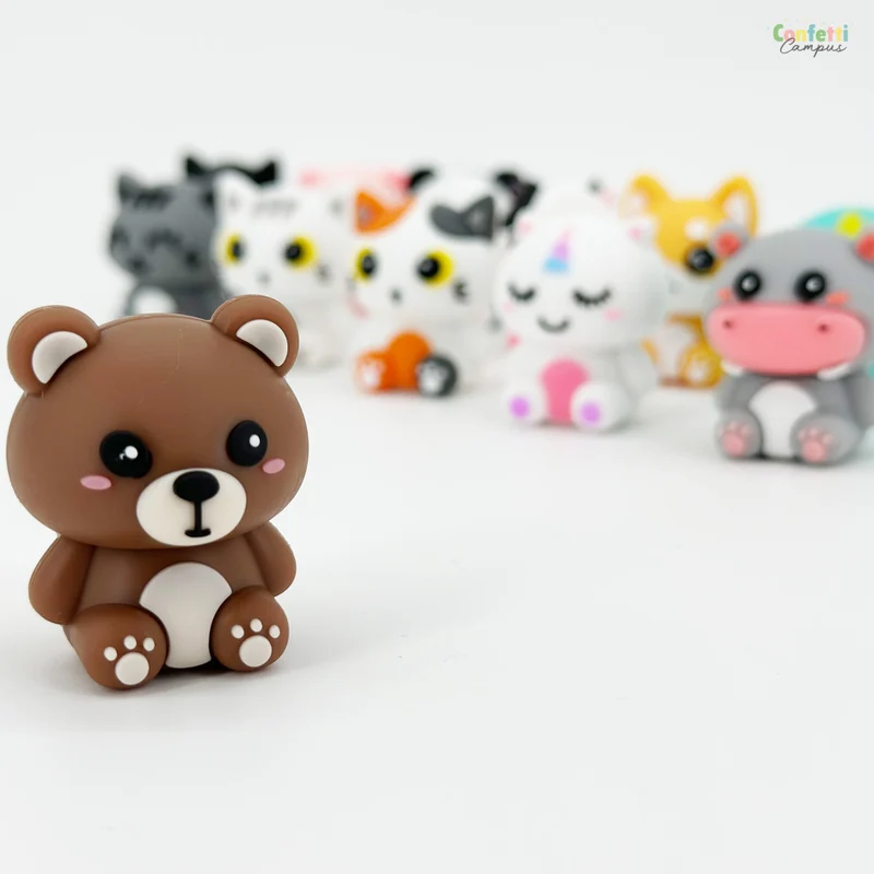 Gommes 3D - Animaux