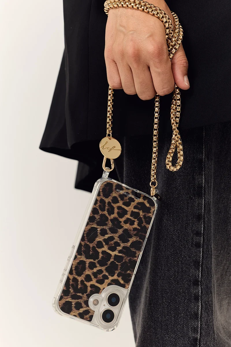 Coque Léopard Noir et brun