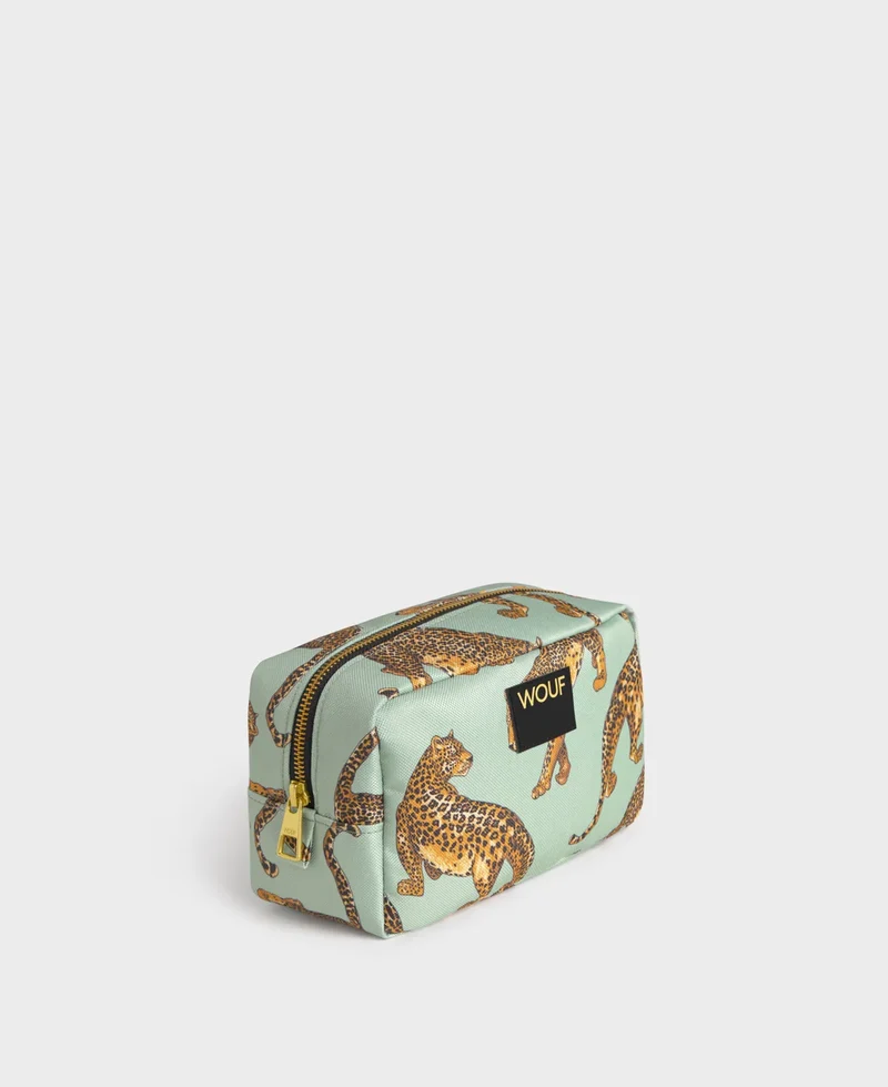 Wouf Trousse de toilette - Emerald Leopard