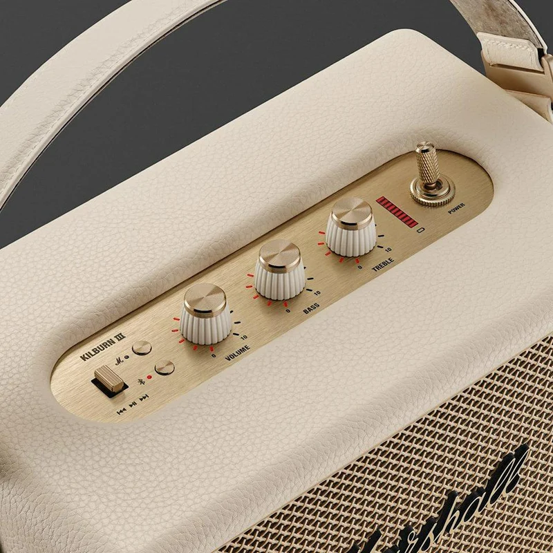 Marshall Bluetooth Water Resistant Portable Speaker KILBURNIIICREAM