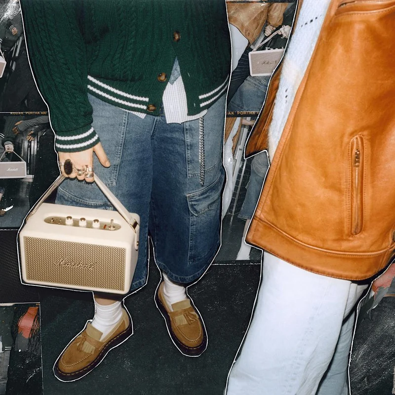 Marshall Bluetooth Water Resistant Portable Speaker KILBURNIIICREAM