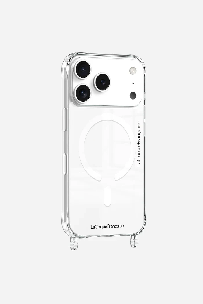 Coque anneaux transparente iPhone Magsafe