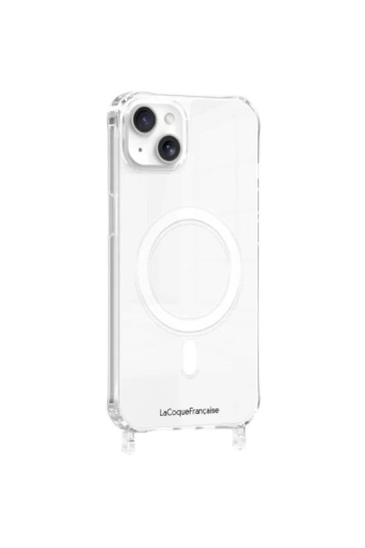 Coque anneaux transparente iPhone Magsafe