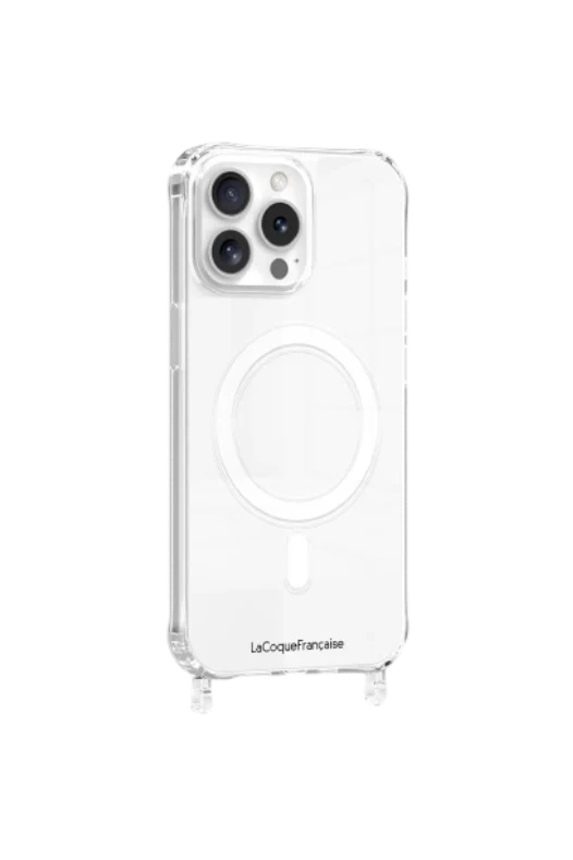 Coque anneaux transparente iPhone Magsafe