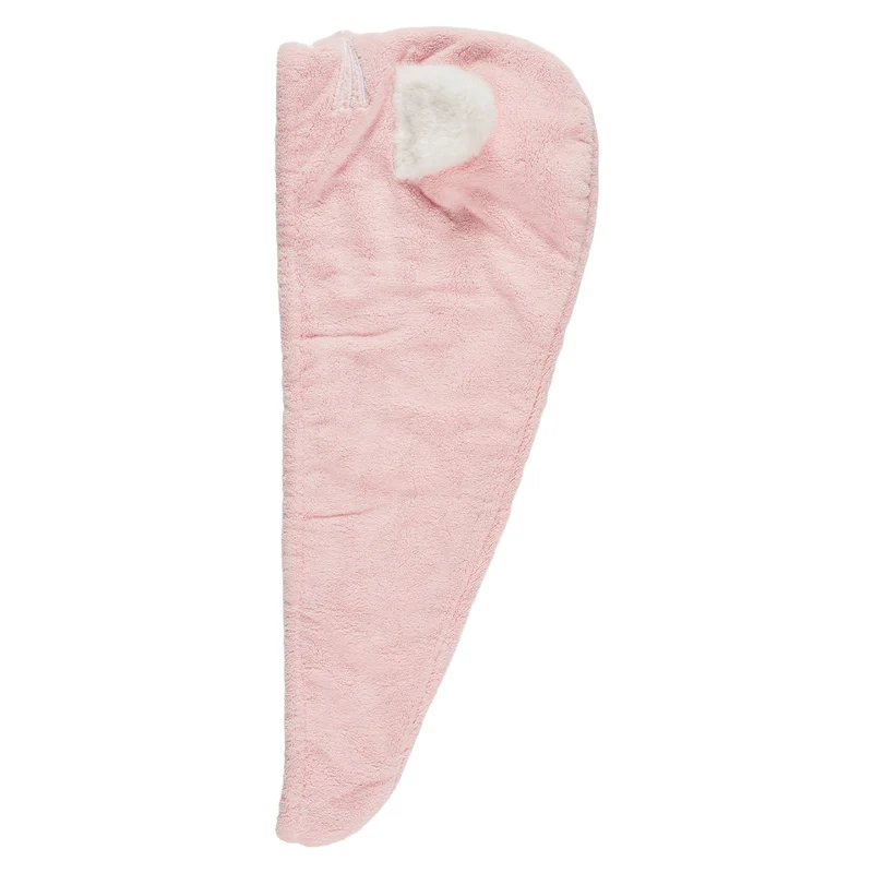 Serviette en microfibre pour cheveux - Rose