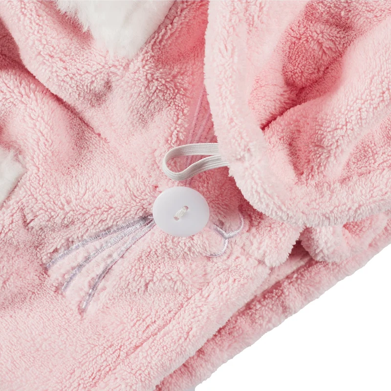 Serviette en microfibre pour cheveux - Gris
