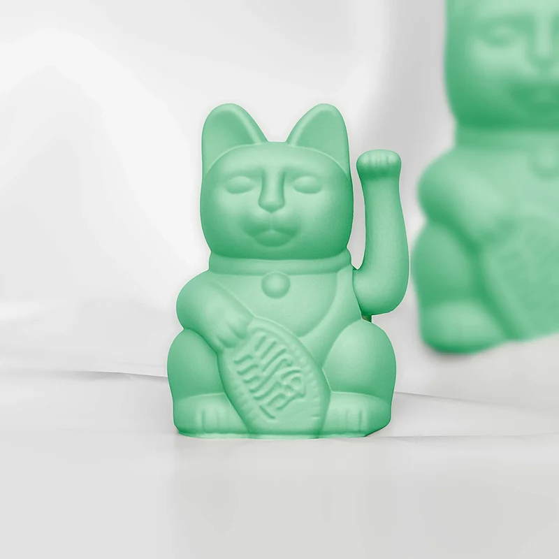 Mini Lucky Cat - Menthe