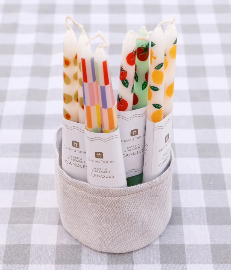 Pack de 2 bougies olives