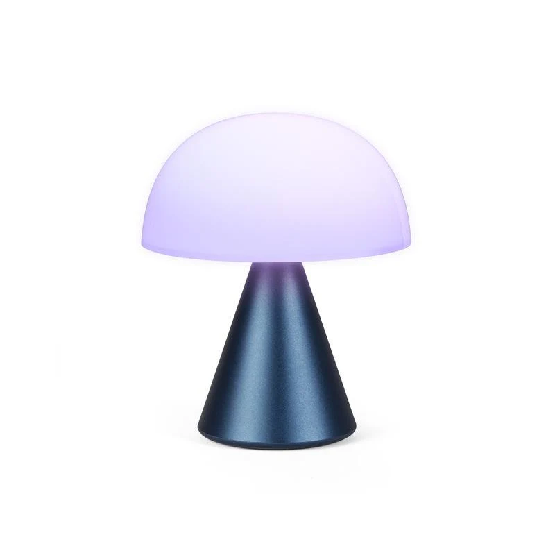 Lampe LED portable Mina M 11 cm - Bleu foncé