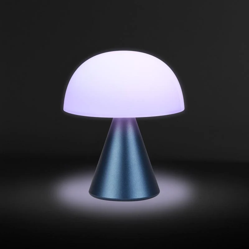 Lampe LED portable Mina M 11 cm - Bleu foncé