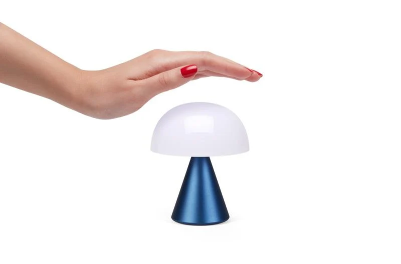 Lampe LED portable Mina M 11 cm - Bleu foncé
