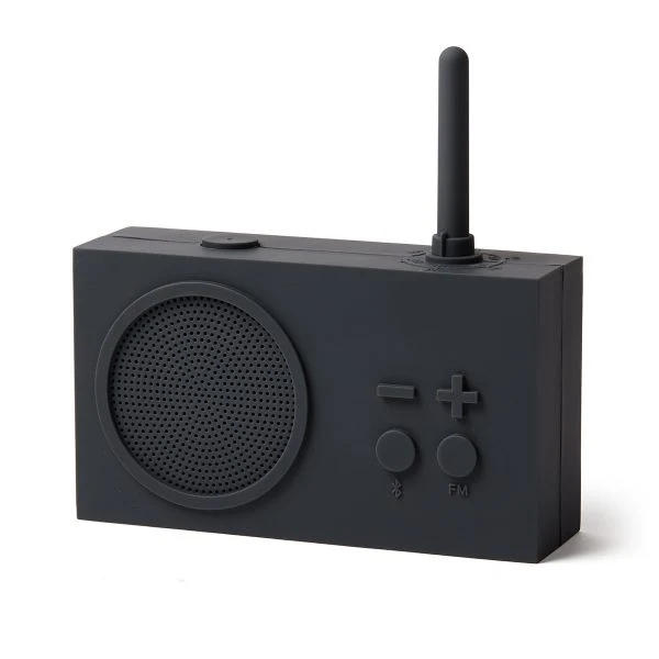 Tykho 3 enceinte bluetooth avec radio fm - gris foncé