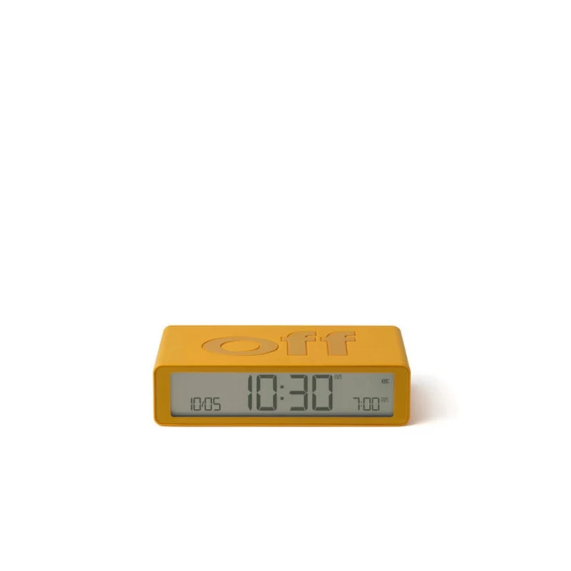 Réveil Flip Classic Lexon - Jaune