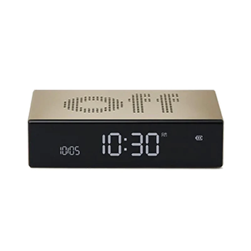 Réveil Lexon Flip Premium - Or