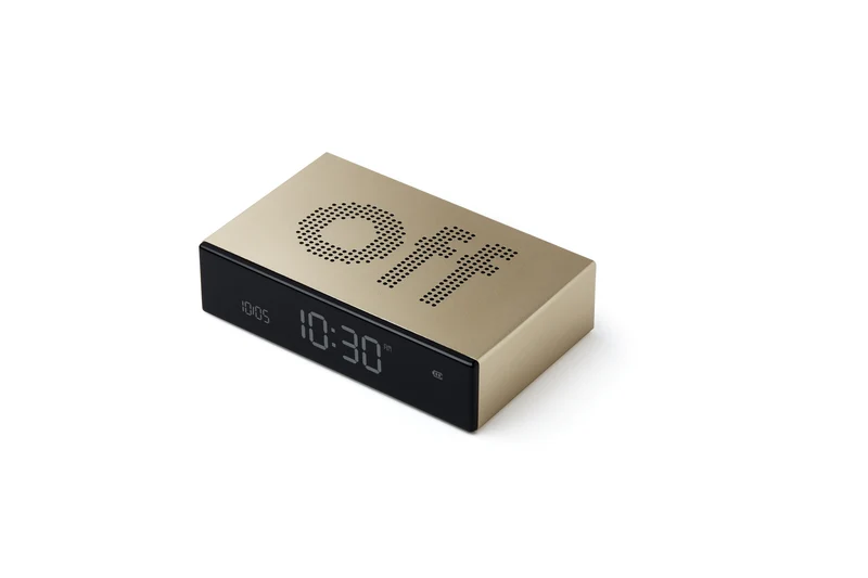 Réveil Lexon Flip Premium - Or