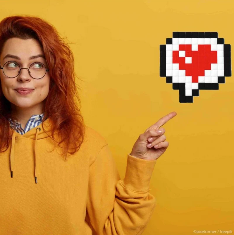 Pixel Art kit - Love message