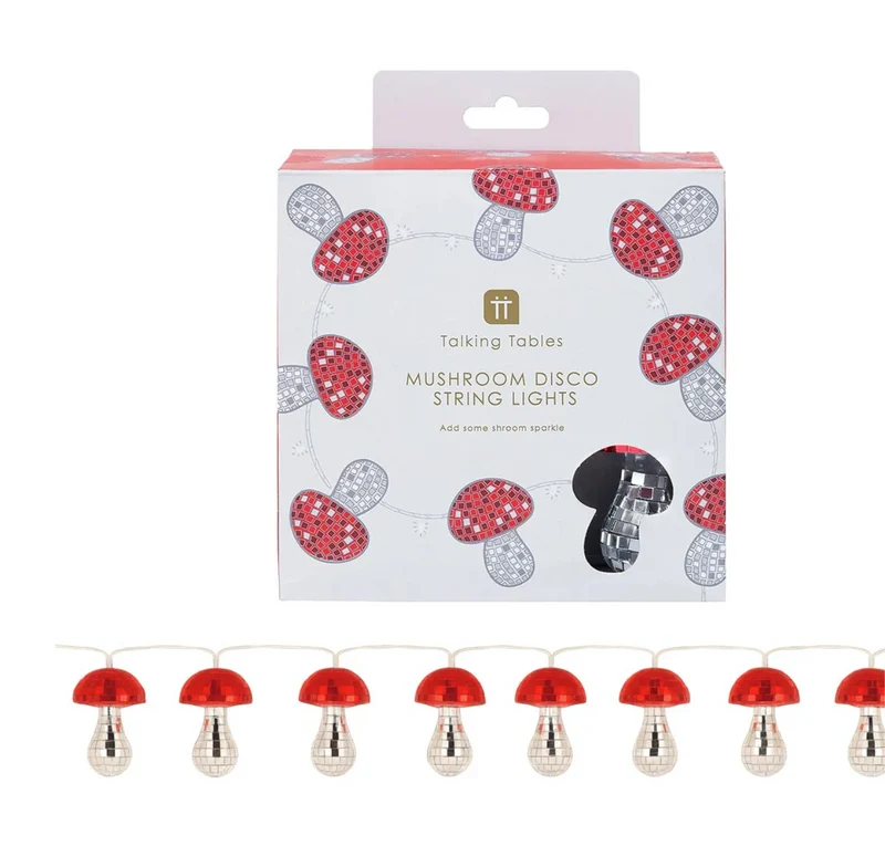 Guirlande champignons disco
