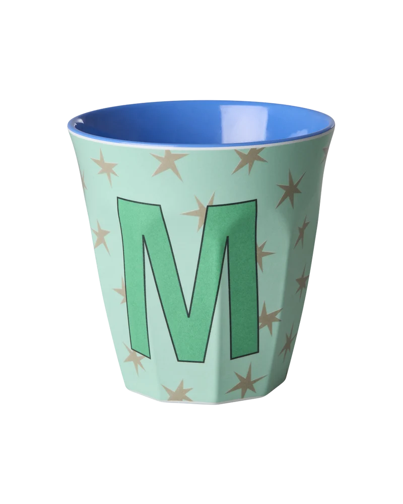 Gobelet Lettre mélamine Stars