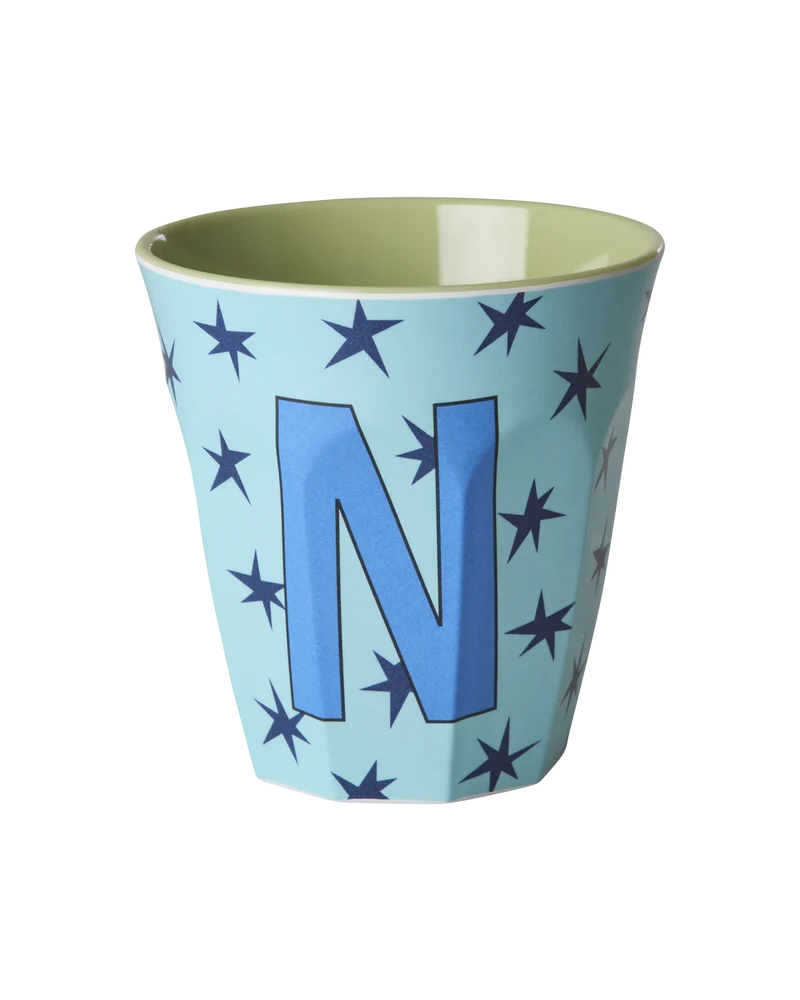Gobelet Lettre mélamine Stars