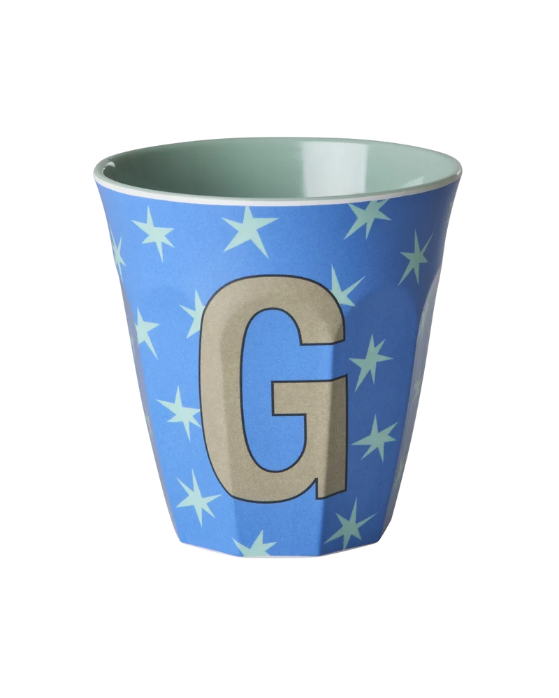 Gobelet Lettre mélamine Stars
