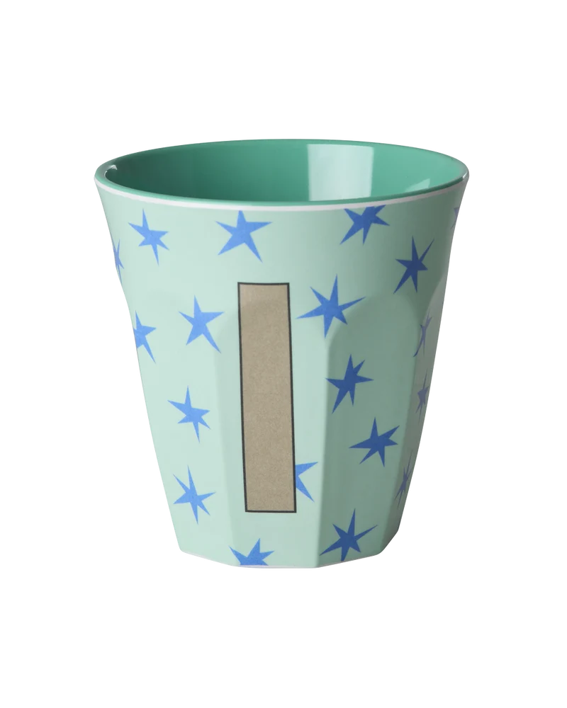 Gobelet Lettre mélamine Stars