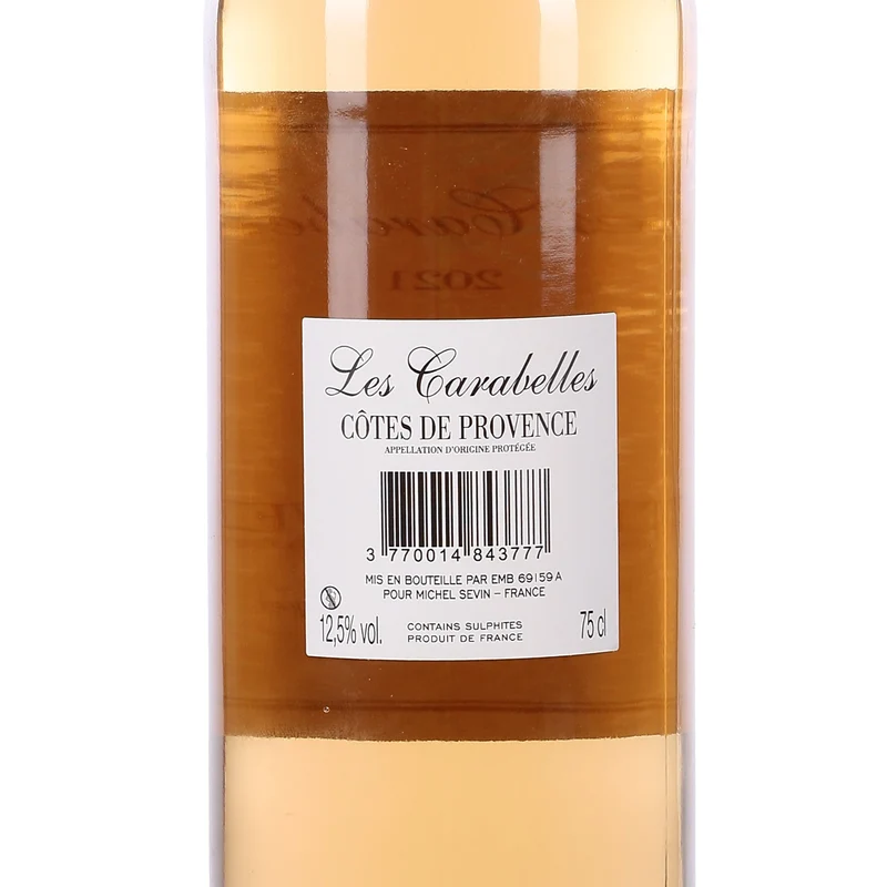 LES CARABELLES COTES DE PROVENCES AOP 2021 12,5%