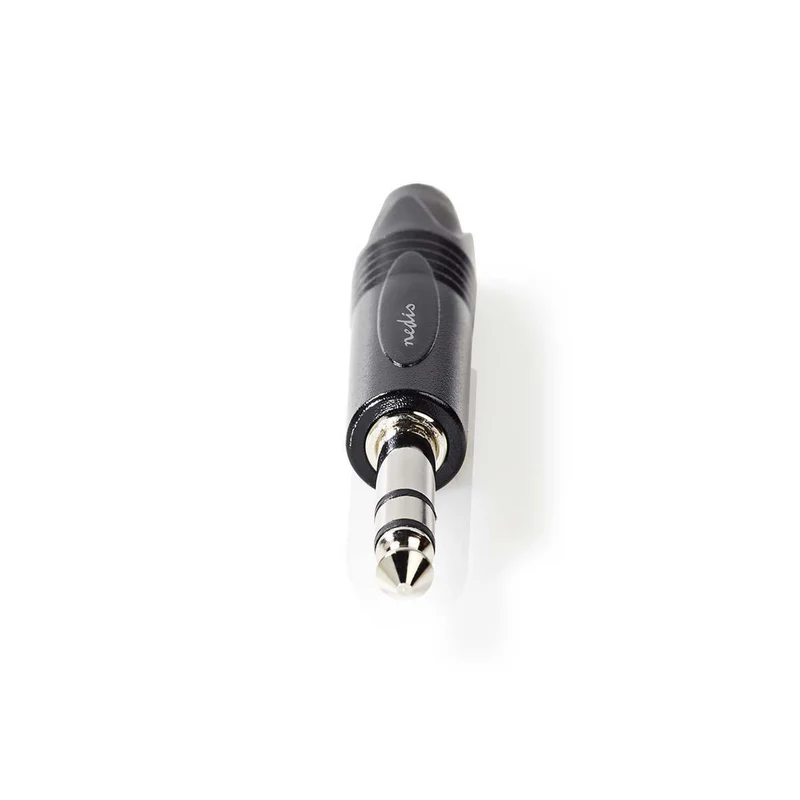 6,35 mm Audioconnector Stereo - Recht - Male