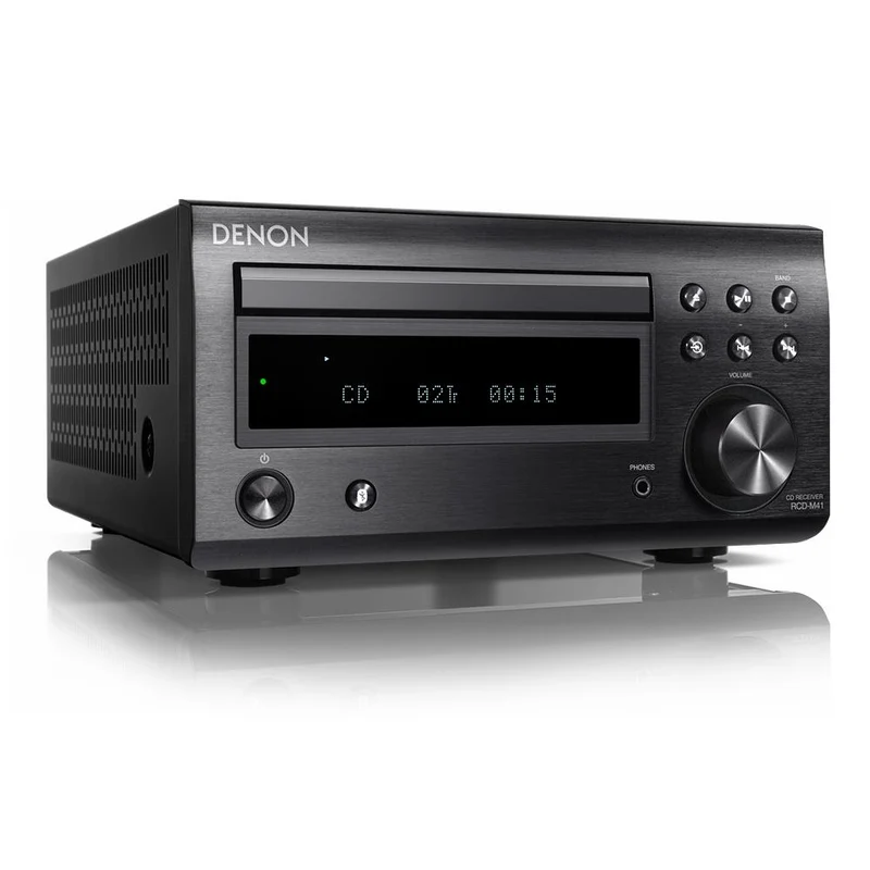Micro-Chaîne Hi-Fi sans fil - 2 Canaux - Bluetooth, Denon DM-41SBK Noir