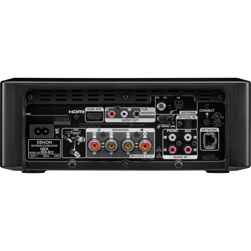 Récepteur stéréo compact avec lecteur CD intégré, Denon RCDN12