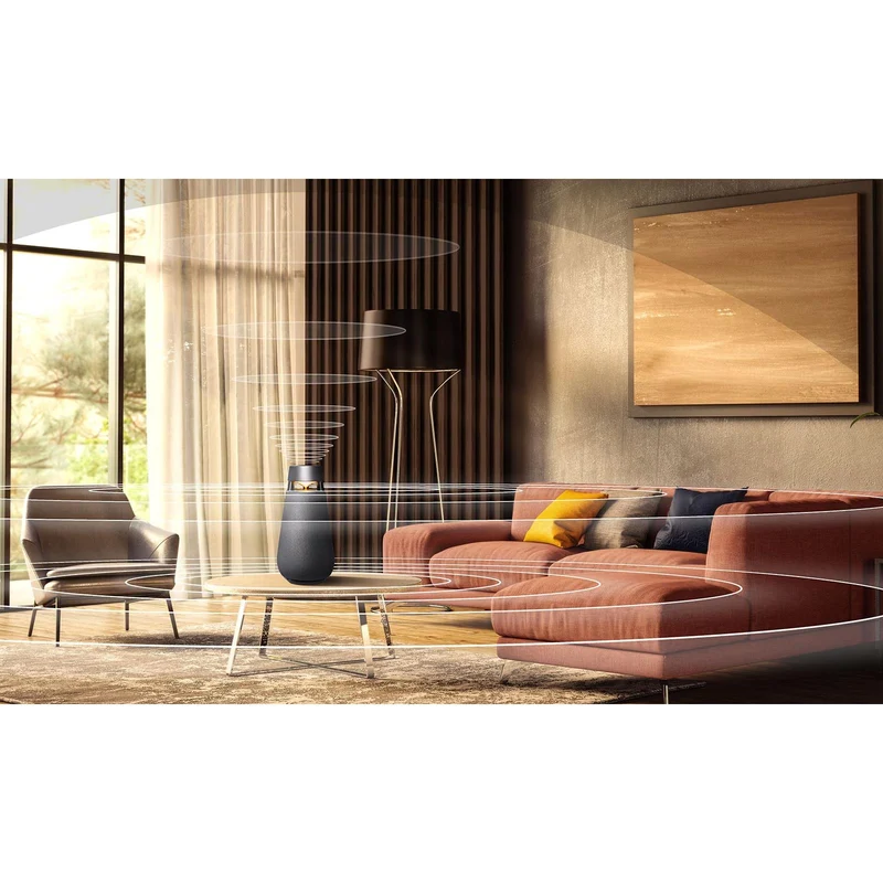 Haut-parleur sans fil Bluetooth 360 ,Battrie 24 heures, LG XO3QBK