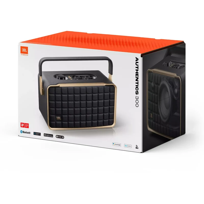 Haut-parleur Portable Wifi, JBL Authentics 300 - Noir